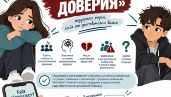 Начала работу линия психологической помощи &laquo;Школа доверия&raquo;
